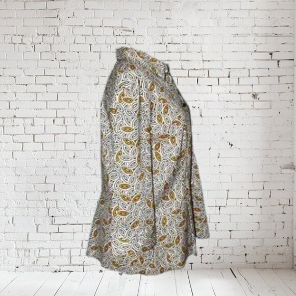 Dana Buchman Tailored Button Front Stretch Blouse - Picture 2 of 4